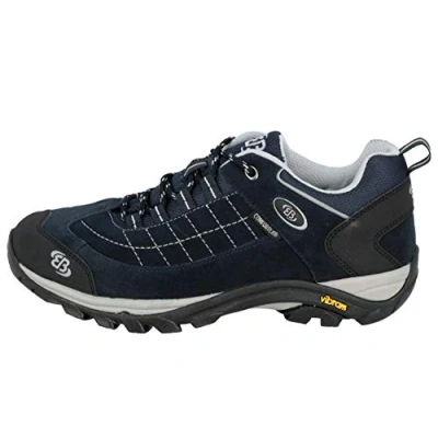 Image of Brütting Men’s Mount Crillon Low Outdoor &amp; Trekking Shoe, Blue (Navy/Grey), 7.5 UK