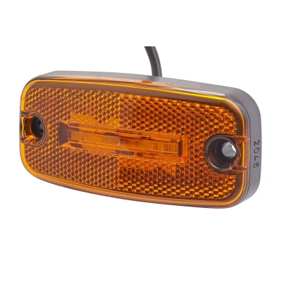 Image of E245881 Side Marker Light HELLA 2PS 345 600 011 LED Lateral mounting 24V Screw Connection,