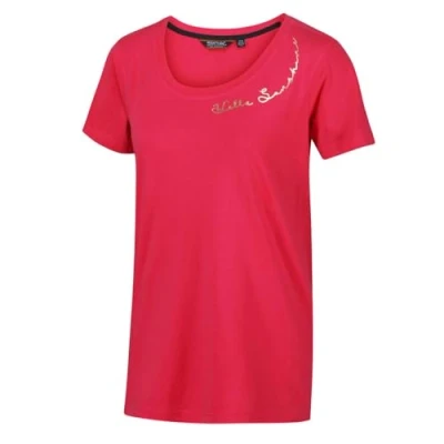 Image of Regatta Womens Filandra IV T Shirt Virtual Pink XL