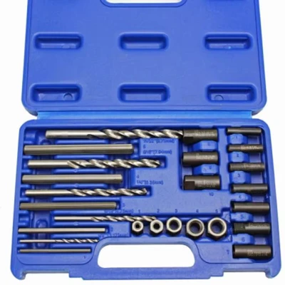 Image of US PRO Screw Extractor Easy Out Drill and Guide Set Broken Screw/Bolt Remover 2632