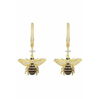 Image of Latelita Honey BEE Earrings goldcoloured, Women&#039;s, Size: One Size, Gold coloured