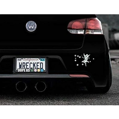 Image of Bumper Car Stickers Fairy Magic, Silver Carbon
