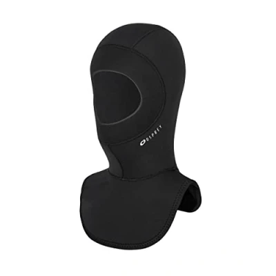 Image of Osprey Wetsuit Hood Unisex Adult 5mm Neoprene, Durable, Thermal Diving for Snorkelling, Surfing and Swimming, Multiple Sizes, Black