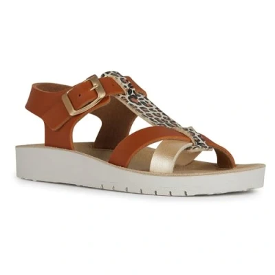 Image of Geox Costarei Sandals for kids, Size: 11K, Biscuit/platinum Synthetics