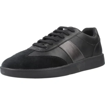 Image of Geox Women&#039;s D Meleda B Sneaker, Black, 8 UK