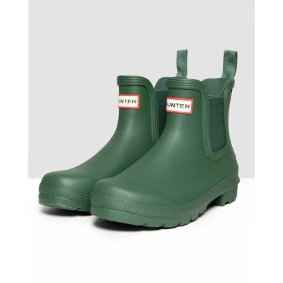 Image of Hunter Womens Boots Original Chelsea Casual Ankle Pull On Rubber UK 5