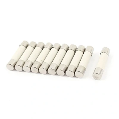 Image of Sourcingmap 10 Pcs AC 250V 16A 6x30mm Fast Blow Cylindrical Ceramic Tube Fuses