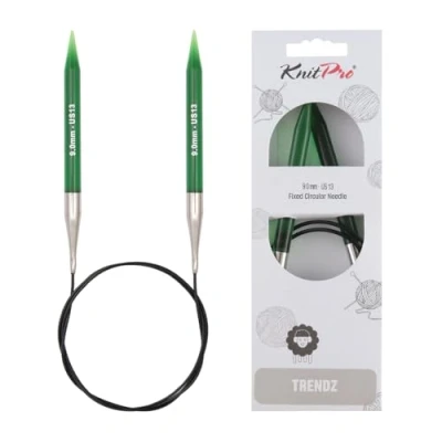 Image of Knit Pro 120 cm x 9 mm Fixed Circular Needles, Multi Colour