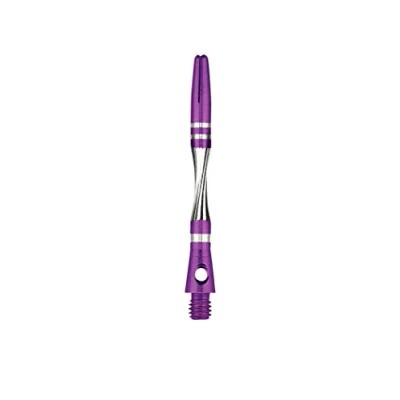 Image of Unicorn Twist Dart Shafts Aluminium Medium 44.8 mm Purple 3 Stems