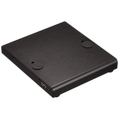 Image of SilverStone SST PTS01B External USB 3.0 Hard Disk Drive Enclosure Case for 9.5mm 2.5 Inch HDD or SSD, support Intel NUC incl. VESA mount kit, black