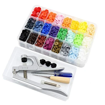 Image of KAM T5 360 Snap Fastener Set with Poppers and Pliers Sewing Tools