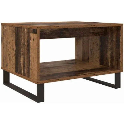 Image of vidaXL Coffee Table Old wood 60 x 50 40 cm Engineered