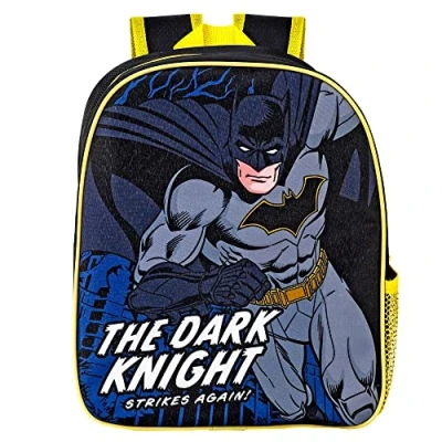Image of TDL Batman The Dark Knight Backpack School Bag For Kids Travel