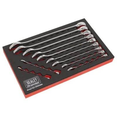 Image of Sealey Premier Combination Spanner Set 11pc Imperial