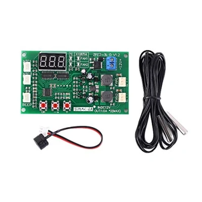 Image of PWM Driver Module,DC 12V 3 Wire Fan Temperature Controller Speed Governor for PC Fan/Alarm