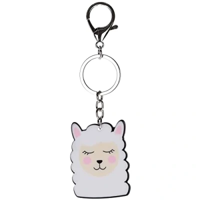 Image of Stands Out, Supplying Outstanding Gifts Cute Llama Novelty Keyring Bag Tag Charm