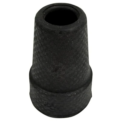 Image of Aidapt Deluxe 16mm Walking Stick Rubber Ferrule with Chequered Pattern.