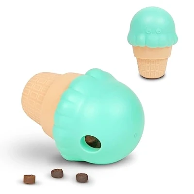 Image of Brightkins Large Ice Cream Treat Dispenser, Interactive Toy for Dogs, Dispenser Dog Mental Stimulation &amp; Slow Feeding, 2 Pieces