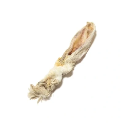 Image of Natural Treats Air Dried Hairy Rabbit Ears (500g) Low Fat Dental Chew Dog