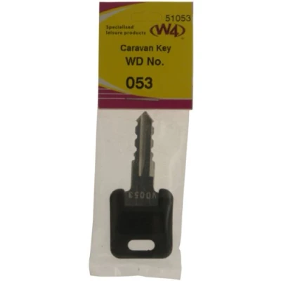 Image of W4 WD Replacement Caravan Key No053 Black