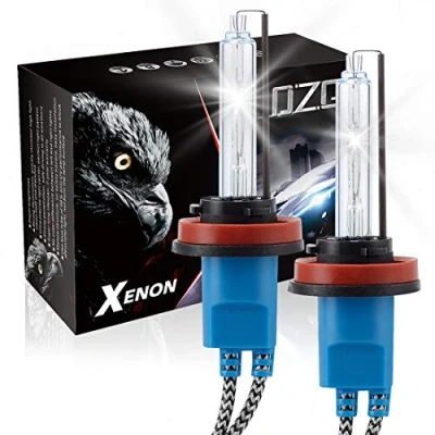 Image of DZG H8 H9 H11 HID Xenon Bulbs Headlight Replacement Kit 35W fog Lamp 6000K White Car, 1 Pair