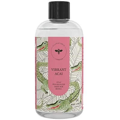 Image of Wax Lyrical Ellen Studios, Refill 200ml Vibrant Acai, Green, one Size