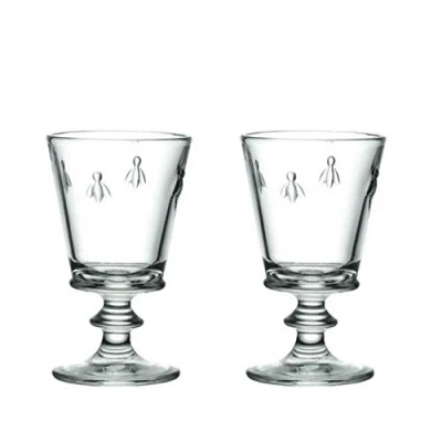Image of La Rochere Bee Stemmed Red Wine Glass Glasses Goblet 240ml, Set of 2 14cm