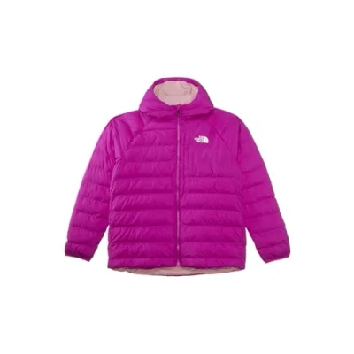 Image of The North Face Reversible Perrito Hooded Unisex Winter jacket for kids, Size: 10y, Deep mulberry