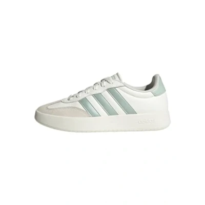 Image of adidas Barreda Shoes, Leather Upper, White