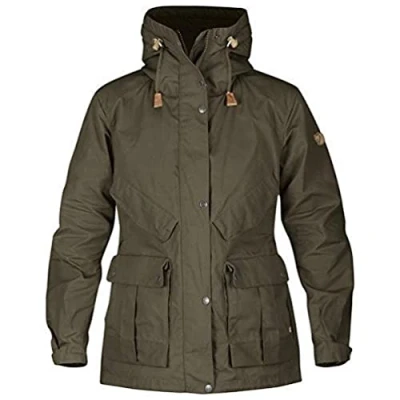 Image of FJALLRAVEN Women&#039;s No.68 W Jacket, Dark Olive, M UK