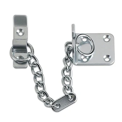 Image of Securit Traditional Narrow Security Door Chain Chrome Plated