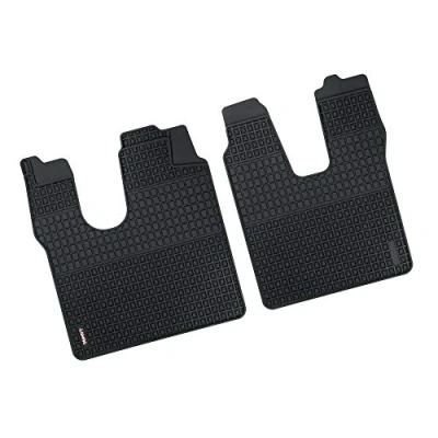Image of Pair of tailored eco rubber truck mats compatible for Man TGL (05/05&gt;) cab. C TGM (10/05&gt;) TGS (09/07&gt;) L/XL