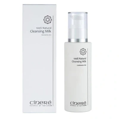 Image of Cinere 100% Natural Cleansing Milk 150ml Makeup Remover Cleanser for Combination Skin Hydrating and Smoothing Gentle