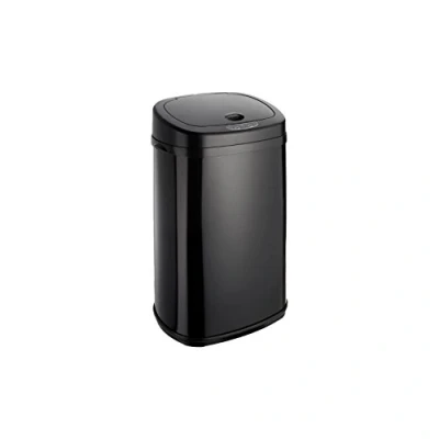 Image of Dihl 30L Black Kitchen Bin with Motion Sensor Lid, Automatic Manual Override, Battery Operated, Hygienic Waste Disposal, 30 Litre, Onyx Lid