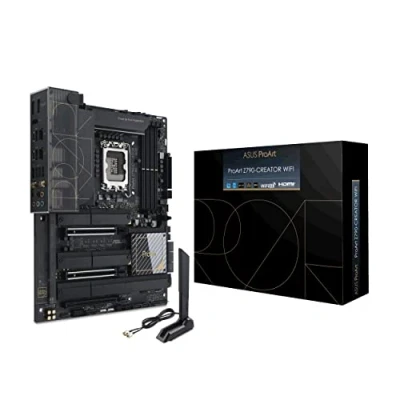 Image of ASUS PROART Z790 CREATOR WIFI, Intel Z790, 1700, ATX, 4 DDR5, HDMI, 2 Thunderbolt, Wi Fi 6E, 10G &amp; 2.5G LAN, PCIe5, 4x M.2