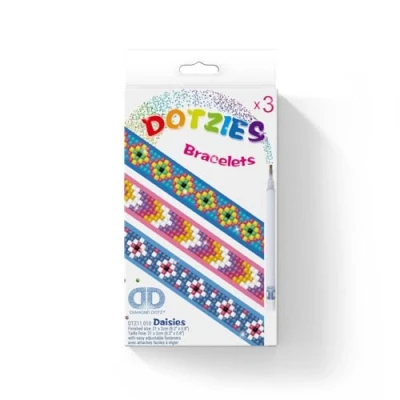 Image of DIAMOND DOTZ Dotzies: Bracelet Kit: Daisies