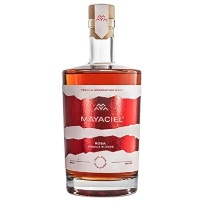 Image of MAYACIEL Tequila Rosa Blanco finished in Red Wine Casks Perfect to pair with Tonic 100% Agave &amp; natural Dark berry notes, dryness, fresh Additive free 50cl