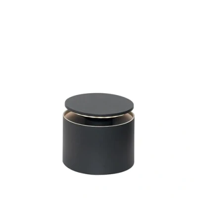 Image of Zafferano, Push Up Lamp, Rechargeable Cordless Table Lamp with Touch Controls, Also Usable as an Outdoor Dimmer, 2200 3000 K, Height 80 100 cm, Dark Gray Colour