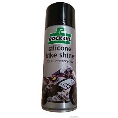 Image of Rock Oil Motorcycle Silicone Bike/Motorcycle Shine 400ml Aerosol/Spray