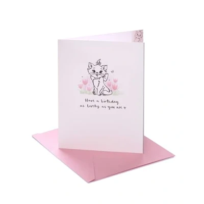 Image of UK Greetings Disney Classics Birthday Card for Her/Friend Marie Design
