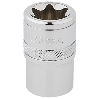 Image of Draper TX STAR� Socket, 1/2&quot; Sq. Dr., E20