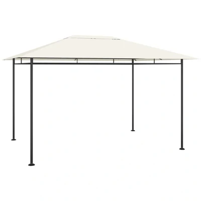 Image of vidaXL Gazebo 384x281x270 cm Cream 180 g/m²