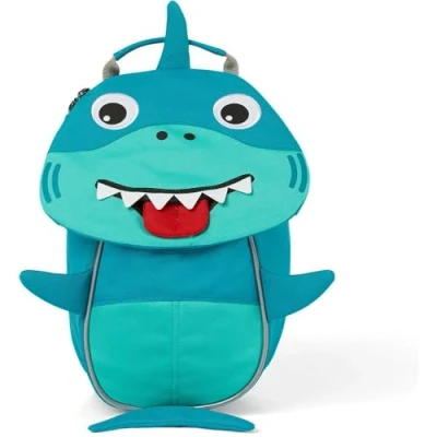 Image of Affenzahn Kindergarten Backpack, Shark Turquoise