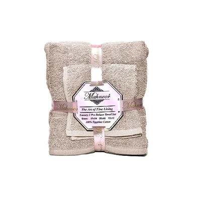 Image of ARA CHOICE Face Hand &amp; Bath Towels 100% Egyptian Cotton Super Soft Towel Sheet Bale Set New Machine Washable Tumble dry low remove promptly (Face,Hand,Bath Set)