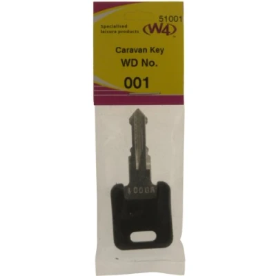 Image of W4 WD Replacement Caravan Key No001 Black