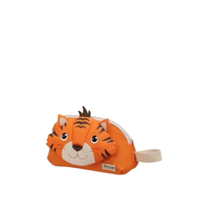 Image of Samsonite Happy Sammies Eco Toiletry Bag, 22 cm, 2.5 L, Orange (Tiger Toby)