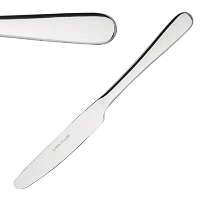 Image of Olympia Buckingham Table Knife Set 230 mm (Pack of 12), High Polish Stainless Steel, Dinner Knives, U875