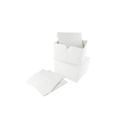 Image of 10&quot; x 6&quot; Deep White G Style Cake Box with Removable Lid (Pack of 25)