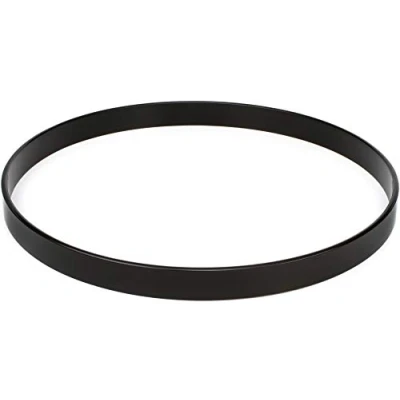 Image of Gibraltar Wooden Hoop Black Lacquer Bass Drum SC 22BK