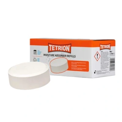 Image of Tetrion Moisture Absorber Refill Pack 4 Tabs Up to 12 Months Control, Improves Air Quality and Prevents Condensation Versatile Easy Use Solution